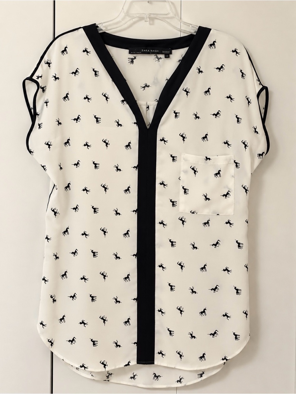 Melissa Nepton Unicorn Black and White Print